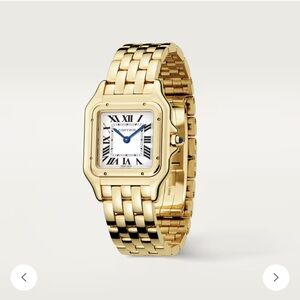 Gold Square Face Watch